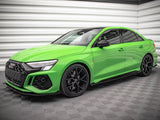Street PRO Side Skirts Diffusers (+flaps) Audi RS3 Sedan 8Y (2020-)