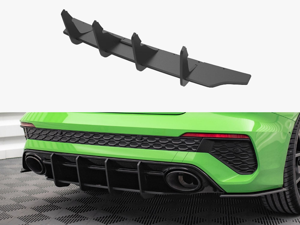 Street PRO Rear Diffuser compatible with Audi RS 3 Sedan 8Y (2020-) - Red