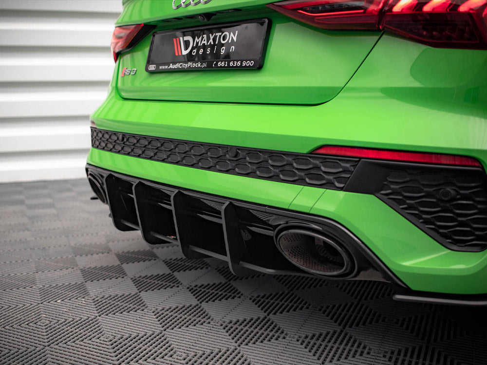 Street PRO Rear Diffuser compatible with Audi RS 3 Sedan 8Y (2020-) - Red