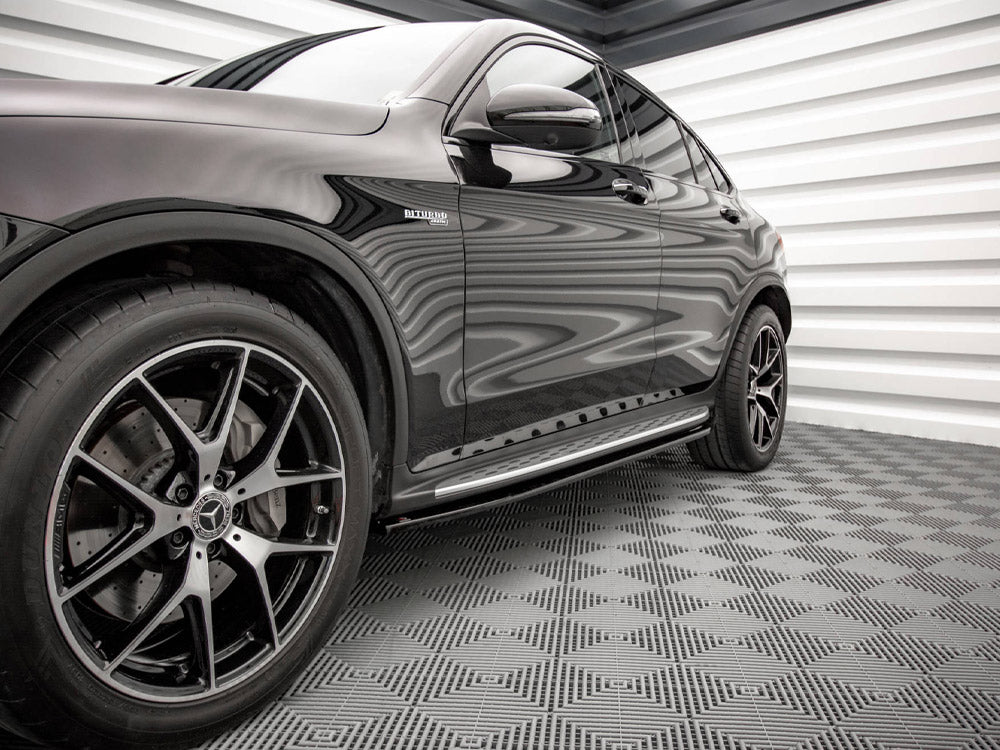 Side Skirts Diffusers V.1 compatible with Mercedes-Benz GLC Coupe AMG Line C253