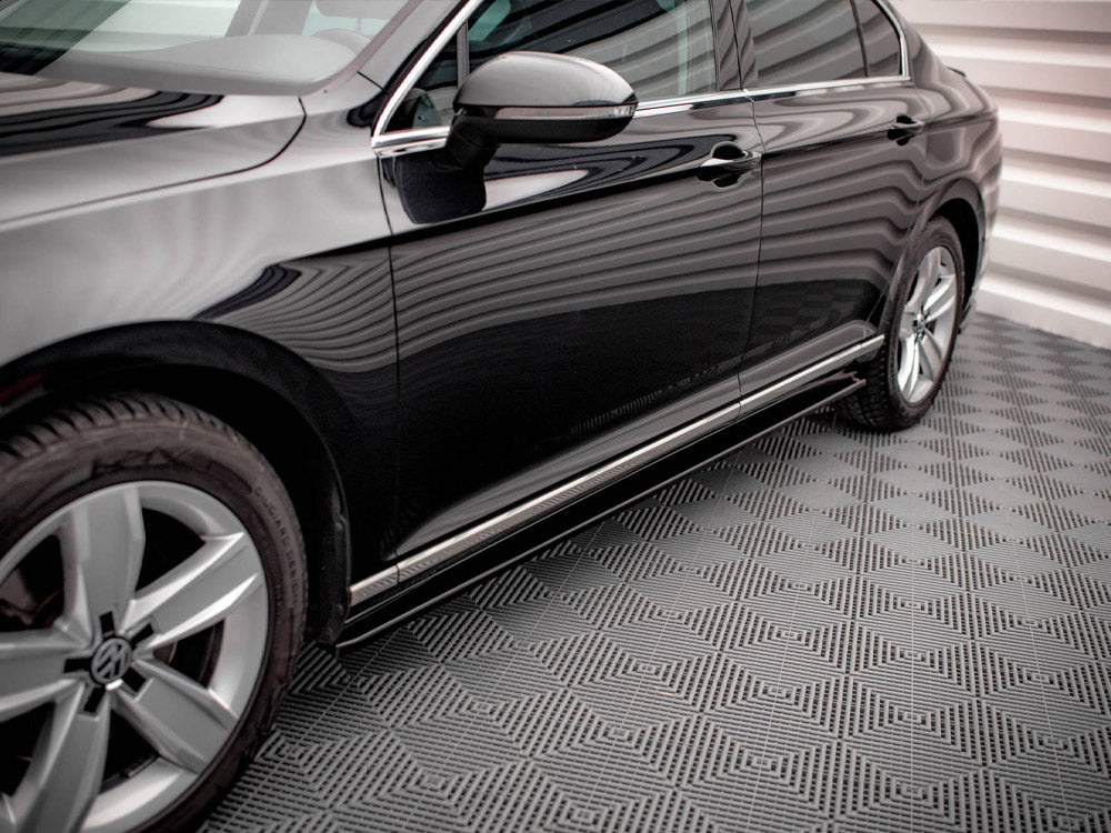 Side Skirts Diffusers compatible with VW Passat B8 Facelift
