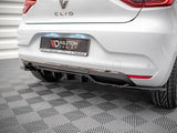 MAXTON DESIGN Central Rear Splitter (Vertical Bars) Renault CLIO Mk5 (2019-)