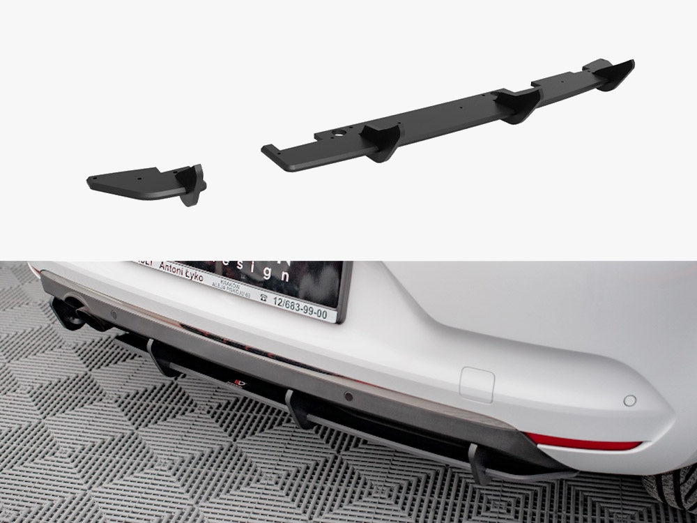 Street PRO Rear Diffuser compatible with Renault Clio Mk5