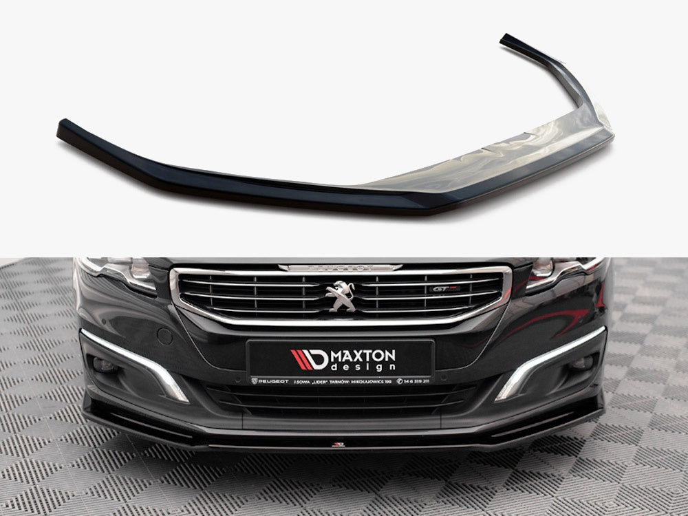 Front Splitter V.2 compatible with Peugeot 508 GT Mk1 Facelift (2014-2018)