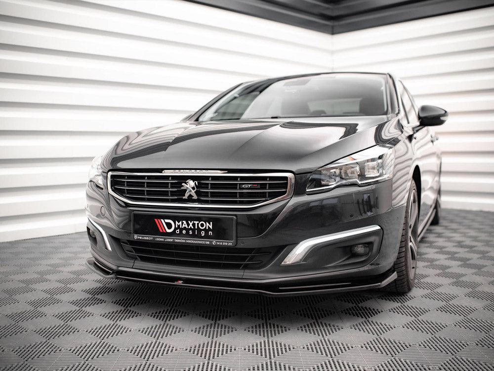 Front Splitter V.2 compatible with Peugeot 508 GT Mk1 Facelift (2014-2018)