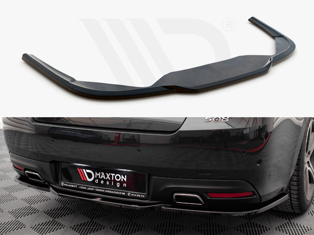 MAXTON DESIGN Central Rear Splitter Peugeot 508 GT MK1 Facelift (2014-2018)