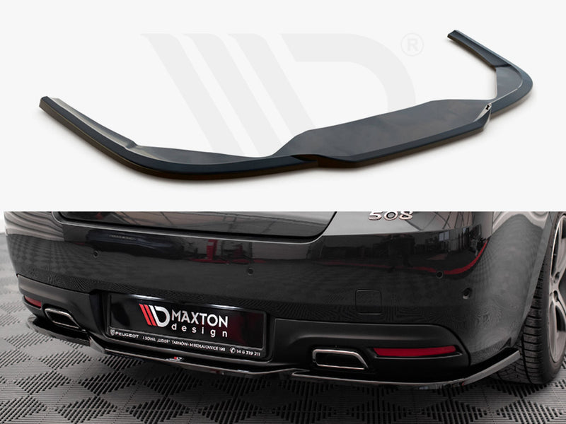 MAXTON DESIGN Central Rear Splitter Peugeot 508 GT MK1 Facelift (2014-2018)