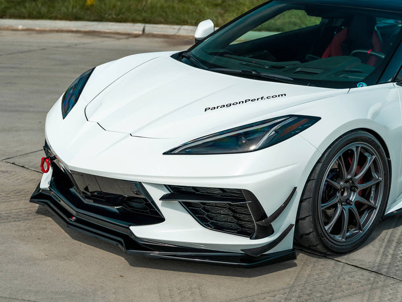 MAXTON DESIGN Front Splitter Chevrolet Corvette C8 (2020-)