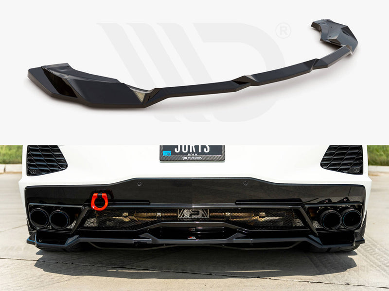 MAXTON DESIGN Central Rear Splitter Chevrolet Corvette C8