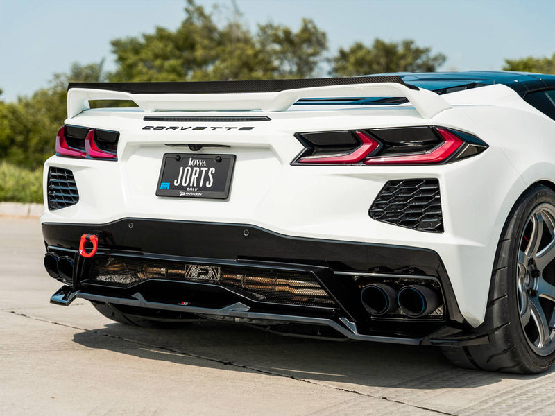 MAXTON DESIGN Central Rear Splitter Chevrolet Corvette C8