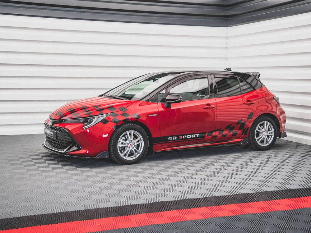 Side Skirts Diffusers V.1 + Flaps compatible with Toyota Corolla GR Sport Hatchback XII