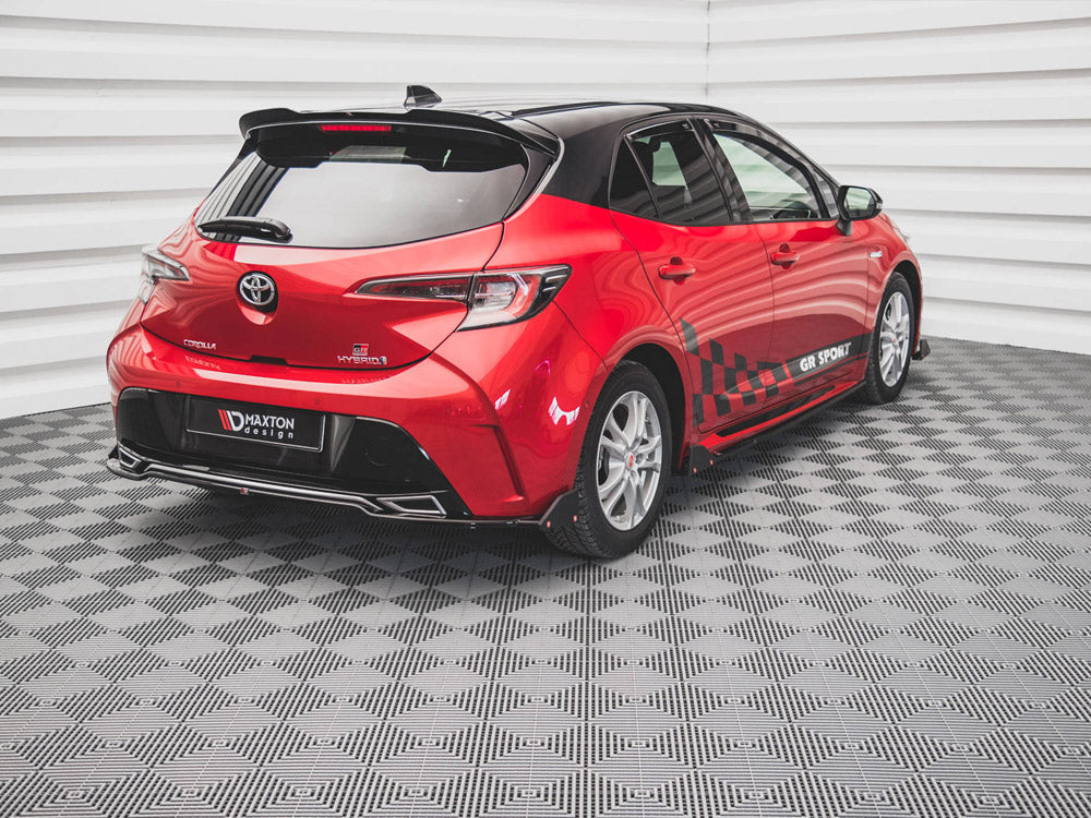 Rear Splitter + Flaps compatible with Toyota Corolla GR Sport Hatchback XII