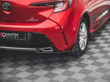 Rear Splitter + Flaps compatible with Toyota Corolla GR Sport Hatchback XII