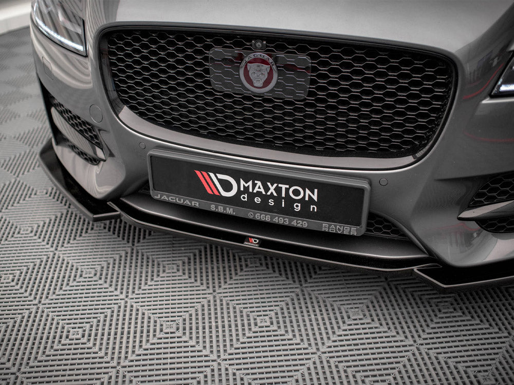 Front Splitter V.1 compatible with Jaguar XF R-Sport Mk2