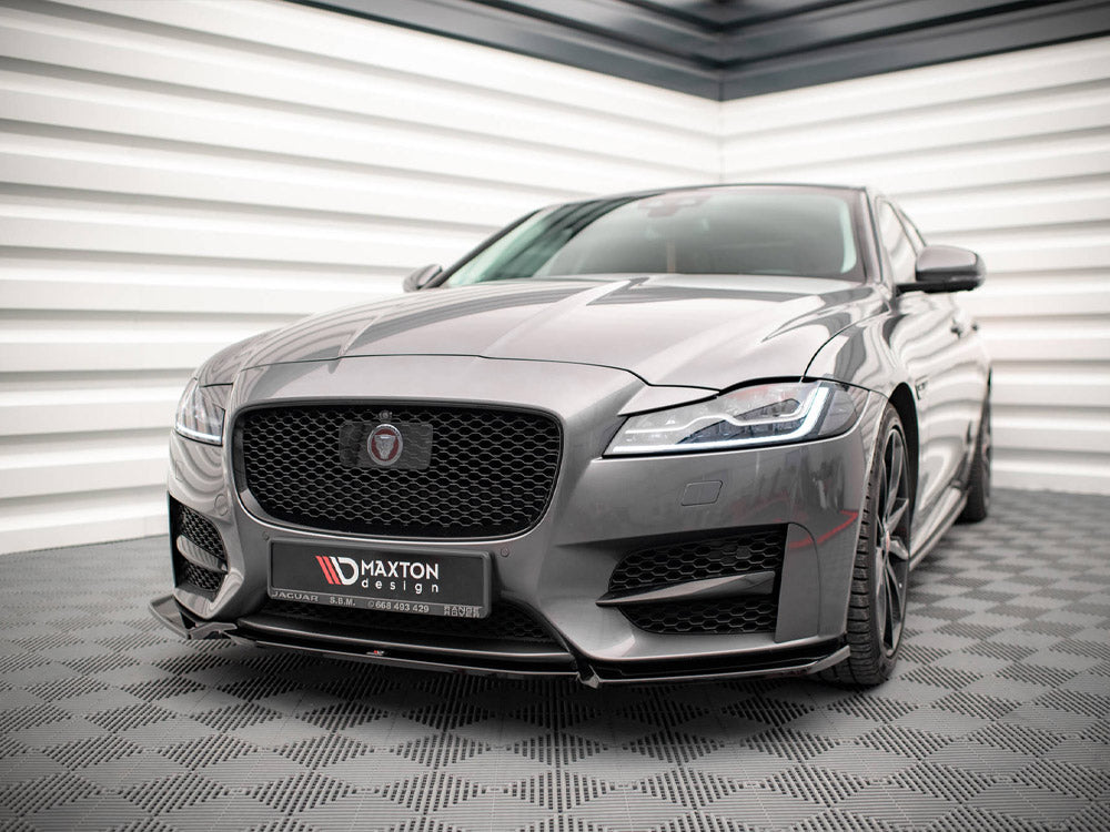 Front Splitter V.2 compatible with Jaguar XF R-Sport Mk2