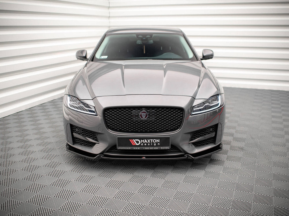 Front Splitter V.2 compatible with Jaguar XF R-Sport Mk2