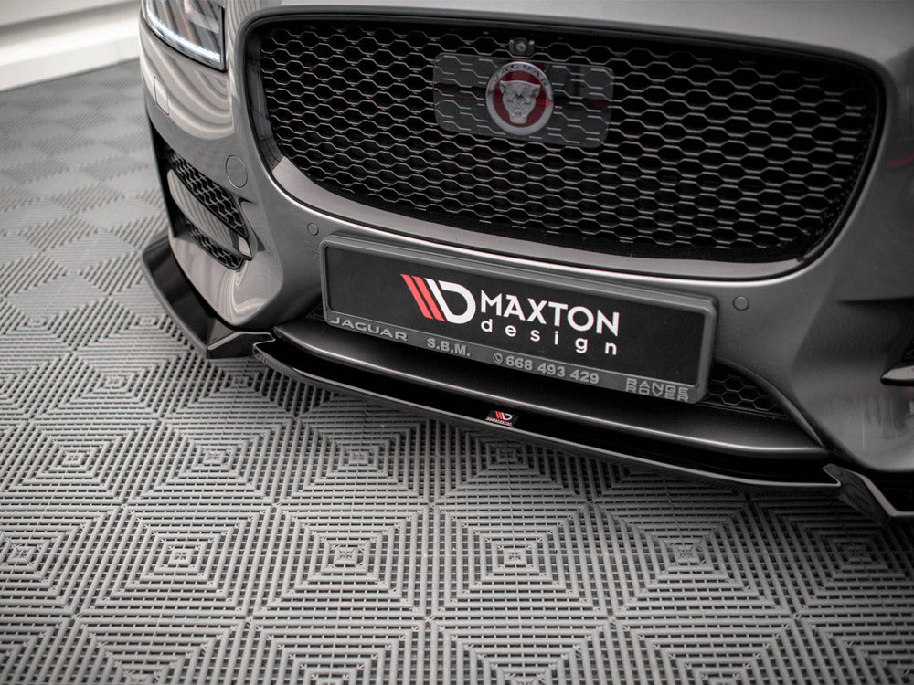Front Splitter V.2 compatible with Jaguar XF R-Sport Mk2