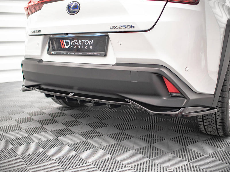 MAXTON DESIGN Central Rear Splitter (Vertical Bars) Lexus UX MK1 (2018-)