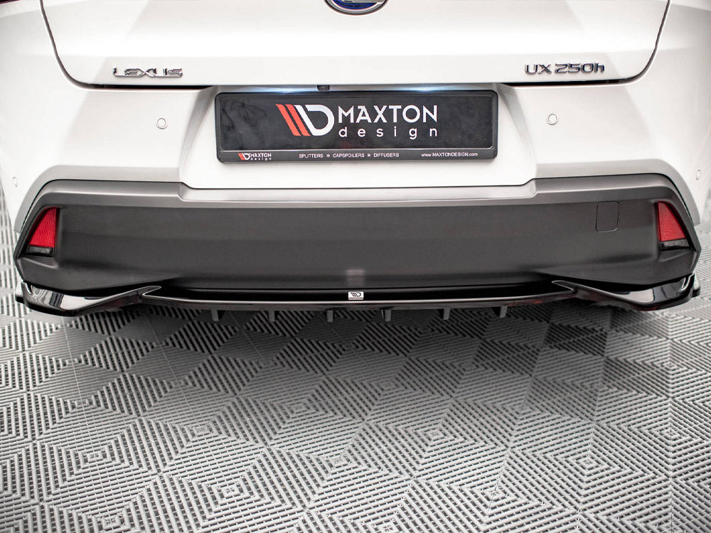 MAXTON DESIGN Central Rear Splitter (Vertical Bars) Lexus UX MK1 (2018-)