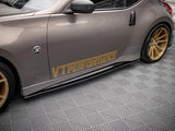 Street PRO Side Skirt Diffusers compatible with Nissan 370Z Nismo Facelift
