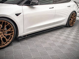 Side Skirts Diffusers V.2 Tesla Model 3 (2017-)