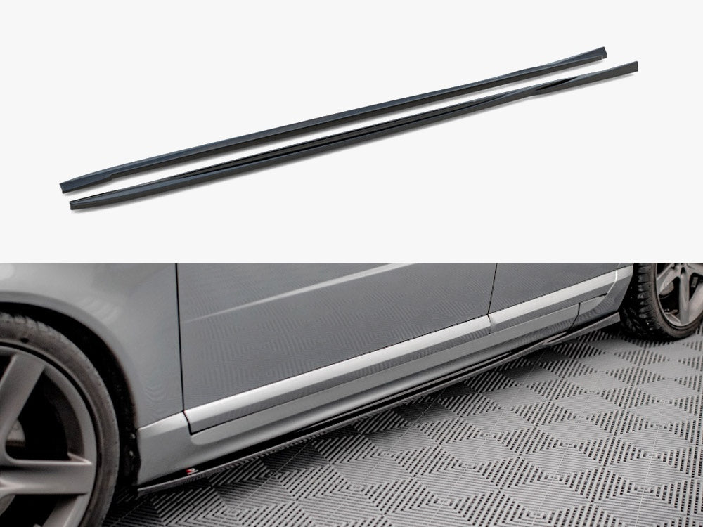 Side Skirts Diffusers compatible with Volvo V70 Mk3 (2007-2013)