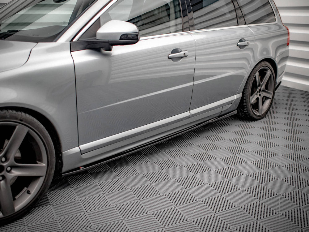 Side Skirts Diffusers compatible with Volvo V70 Mk3 (2007-2013)
