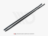 Side Skirts Diffusers compatible with Volvo V70 Mk3 (2007-2013)