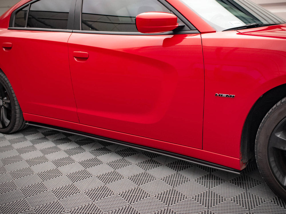 Street PRO Side Skirts Diffusers Dodge Charger RT MK7 Facelift (2014-)
