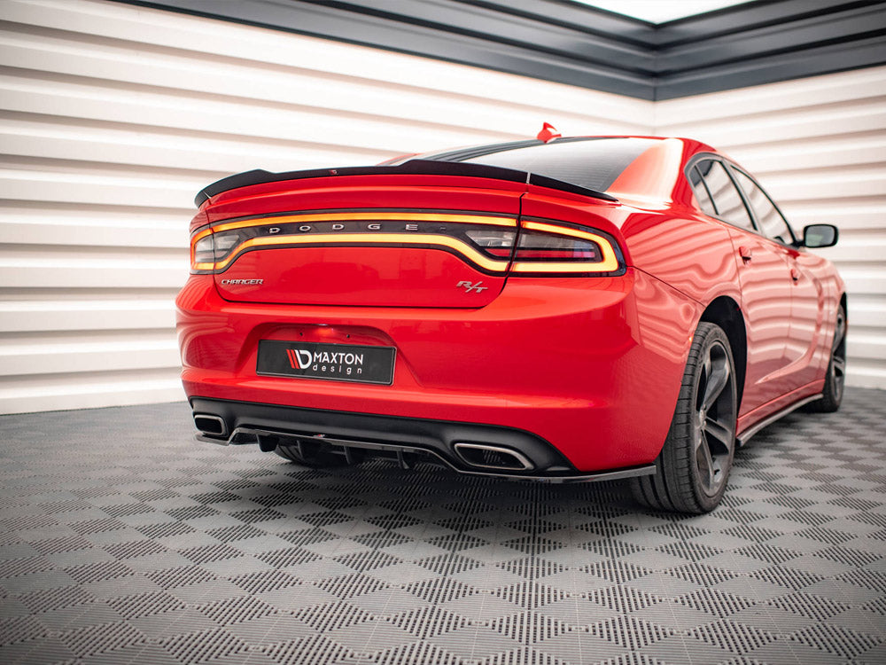 Set of Spoiler CAPS compatible with Dodge Charger R/T Mk7 Facelift