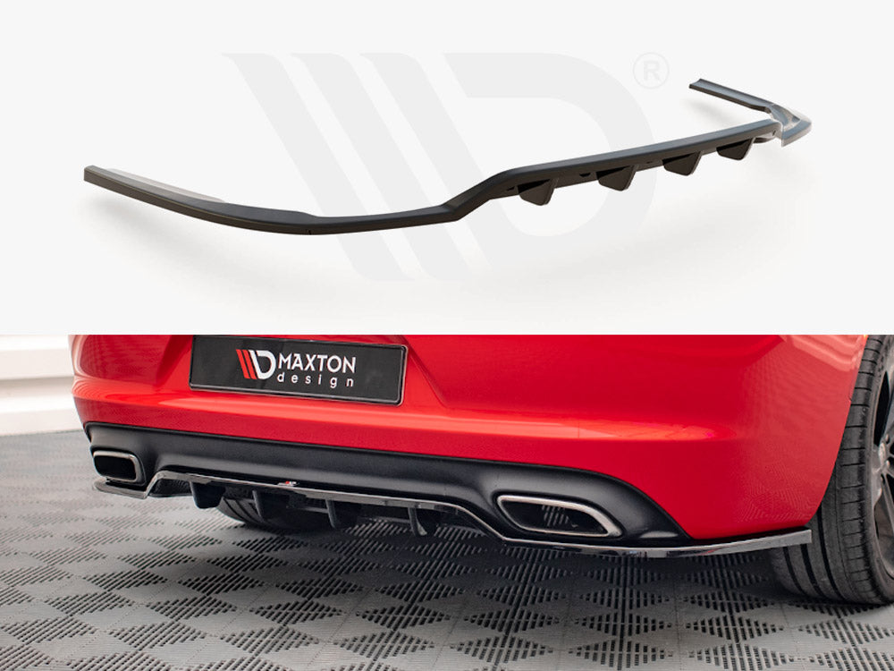 Central Rear Splitter (Vertical Bars) Dodge Charger RT Mk7 Facelift (2014-)