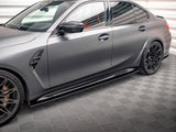 Side Skirts Diffusers V.1 compatible with BMW M3 Sedan / Touring G80 / G81