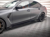 Side Skirts Diffusers V.2 compatible with BMW M3 Sedan / Touring G80 / G81