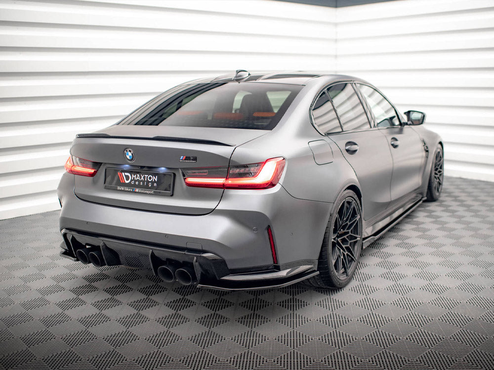 Rear Side Splitters V.2 compatible with BMW M3 Sedan / Touring G80 / G81