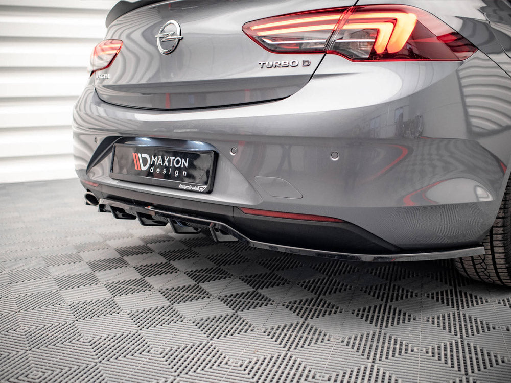 MAXTON DESIGN Central Rear Splitter (Vertical Bars) Opel / Vauxhall Insignia Mk2 (2017-)