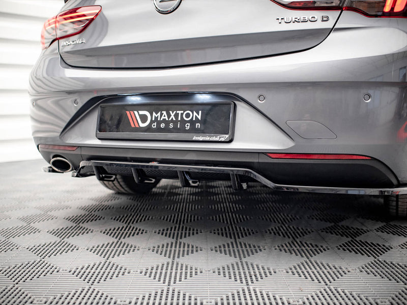 MAXTON DESIGN Central Rear Splitter (Vertical Bars) Opel / Vauxhall Insignia Mk2 (2017-)