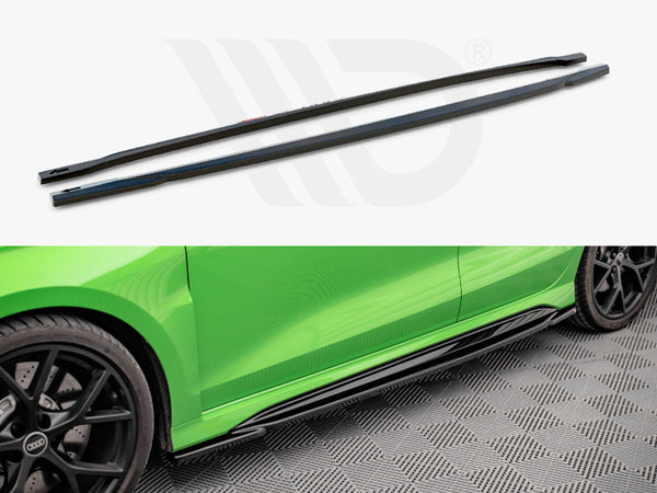 Side Skirts Diffusers Audi RS3 8Y