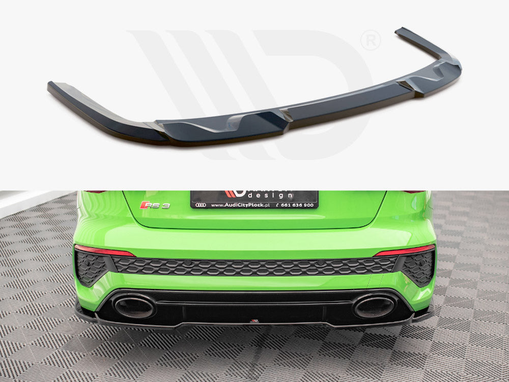 MAXTON DESIGN Central Rear Splitter Audi RS3 Sedan 8Y
