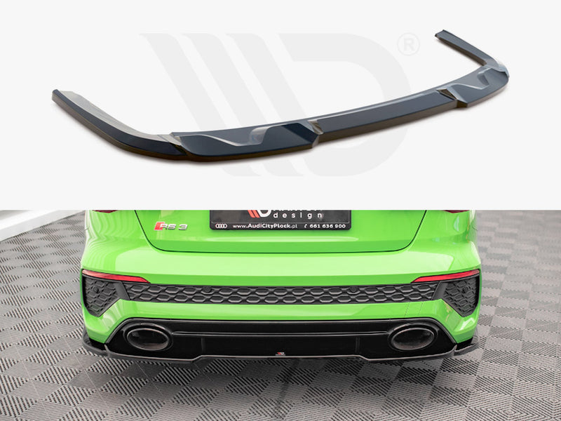 MAXTON DESIGN Central Rear Splitter Audi RS3 Sedan 8Y