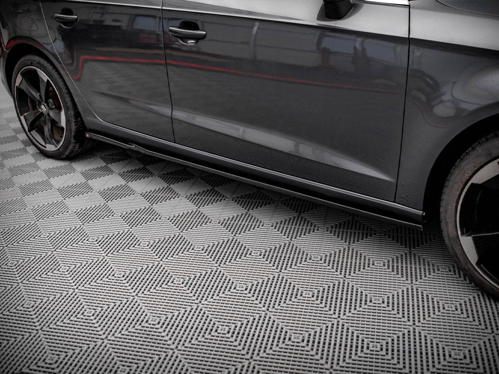 Side Skirts Diffusers compatible with Audi A3 Sportback 8V