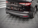 MAXTON DESIGN Central Rear Splitter (Vertical Bars) Skoda Enyaq IV (2020-)