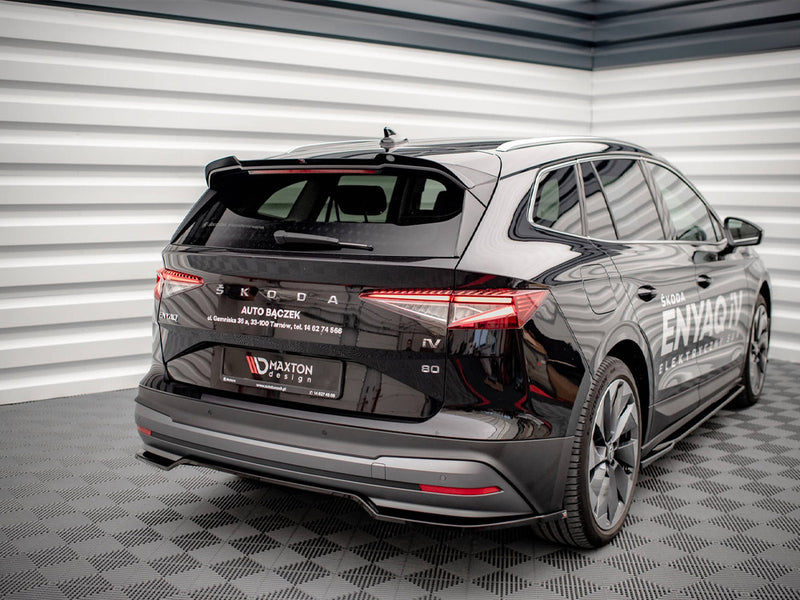 MAXTON DESIGN Central Rear Splitter (Vertical Bars) Skoda Enyaq IV (2020-)