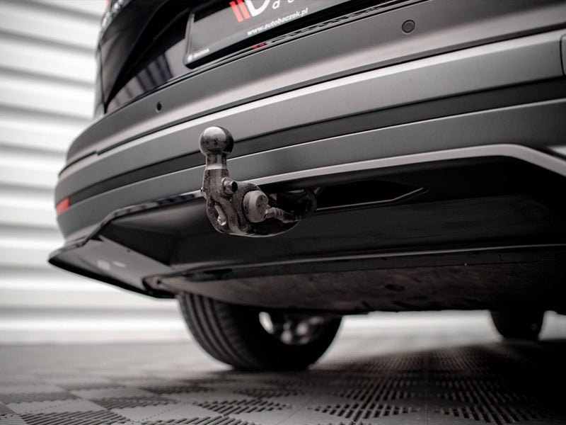 MAXTON DESIGN Central Rear Splitter (Vertical Bars) Skoda Enyaq IV (2020-)