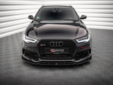 MAXTON DESIGN Front Splitter Audi A6 RS6 Look C7 (2011-2017)