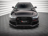 Front Splitter compatible with Audi A6 RS 6 Look C7