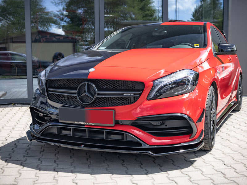 Front Splitter V.2 Mercedes A45 AERO W176 Facelift (2015-2018)
