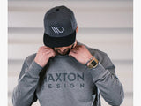 MAXTON DESIGN  Baseball CAP (Snapback) - Charcoal/black