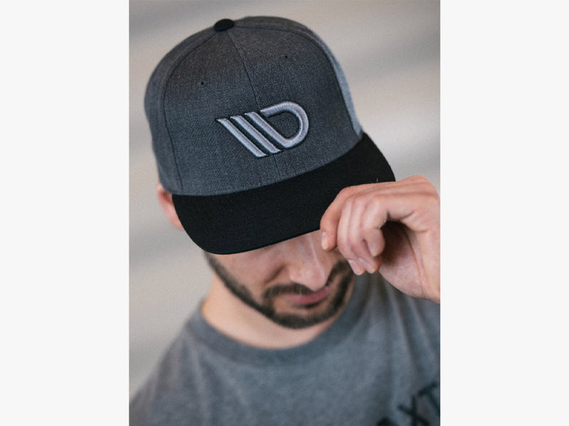 MAXTON DESIGN  Baseball CAP (Snapback) - Charcoal/black