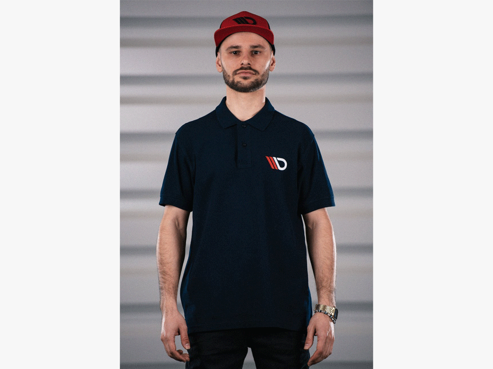 Classic Polo Shirt Mens - Navy Blue