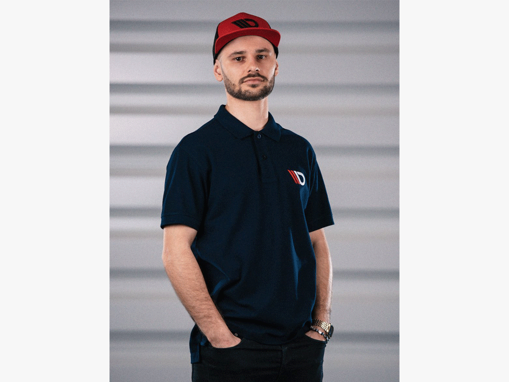 Classic Polo Shirt Mens - Navy Blue